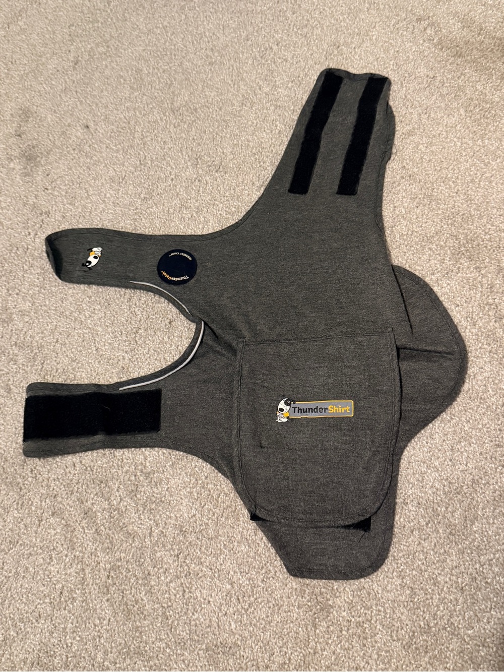 Thundershirt Dog S Small 15-25lbs Solid Gray Best Solution for Anxiety